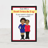 Bedankt dat je mijn beste vriend Paarse Kaart bent (Voorkant)