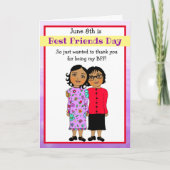 Bedankt dat je mijn beste vriend Paarse Kaart bent (Voorkant)