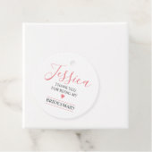 Bedankt dat je mijn Bridesmaid bent Bedankjes Labels (In situ)