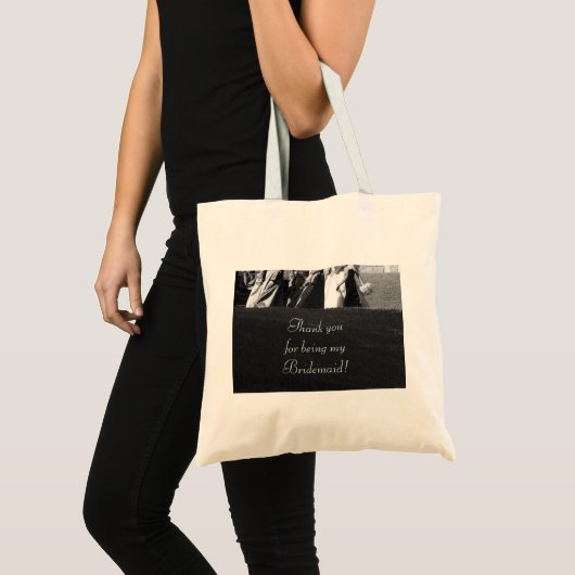 "Bedankt dat je mijn Bridesmaid bent" Gift Tas (Voorkant (product))