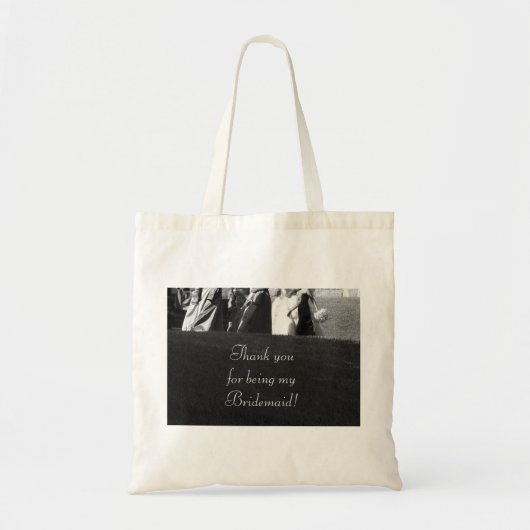 "Bedankt dat je mijn Bridesmaid bent" Gift Tas (Voorkant)