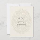 Bedankt dat je mijn Bridesmaïde Vintage bent Kaart (Achterkant)