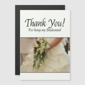 Bedankt dat je mijn bruidsmeisje bent (Voorkant / Achterkant)