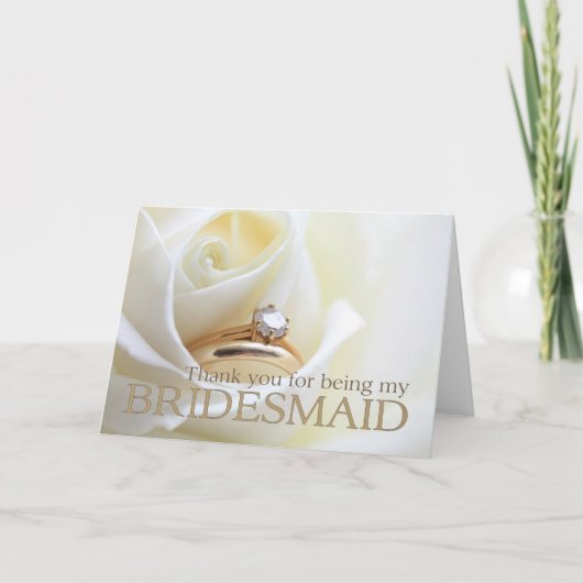 Bedankt dat je mijn bruidsmeisje bent (Voorkant)