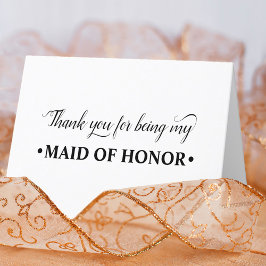 Bedankt dat je mijn bruidsmeisje bent