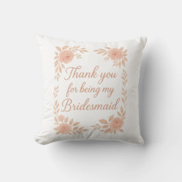 Bedankt dat je mijn bruidsmeisje bent - Bridesmaid Kussen