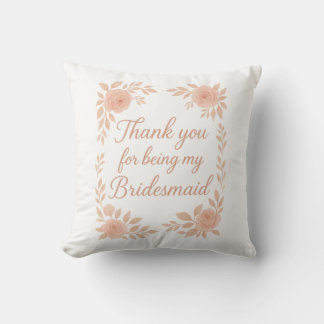 Bedankt dat je mijn bruidsmeisje bent - Bridesmaid Kussen