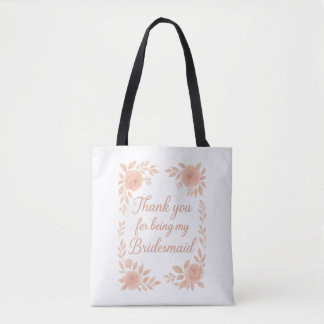 Bedankt dat je mijn bruidsmeisje bent - Bridesmaid Tote Bag