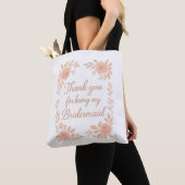 Bedankt dat je mijn bruidsmeisje bent - Bridesmaid Tote Bag (Dichtbij)