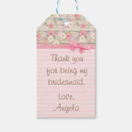 Bedankt dat je mijn bruidsmeisje cadeau Label bent Cadeaulabel