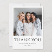 Bedankt dat je mijn bruidsmeisje Kaart bent (Voorkant)