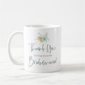 Bedankt dat je mijn bruidsmeisje stijlvol script b koffiemok (Links)