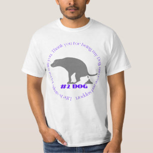 Bedankt dat je mijn hond bent t-shirt