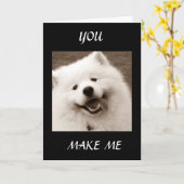 **BEDANKT DAT JE MIJN KOUDE VOETEN OPWARMDE*** LIE KAART (Gele Bloem)