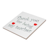 Bedankt dat je mijn lerarenwaardering hebt gehad tegeltje (Zijkant)