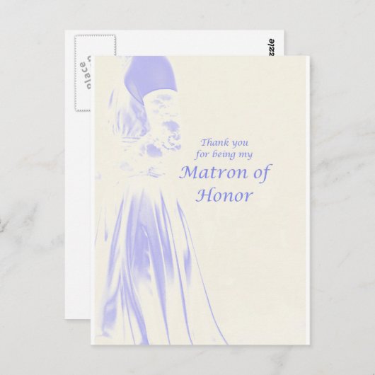 Bedankt dat je mijn maatje van eer bent briefkaart (Voorkant / Achterkant)