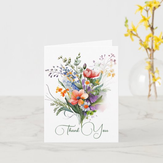 Bedankt dat je mijn Maid of Honor bent Kaart (Gele Bloem)