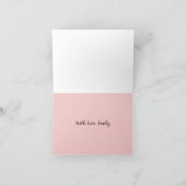 Bedankt dat je mijn moeder bent, dankkaart feestdagen kaart (Binnen)