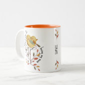 Bedankt dat je mijn moeder Moederdag-naam bent Tweekleurige Koffiemok (Voorkant links)