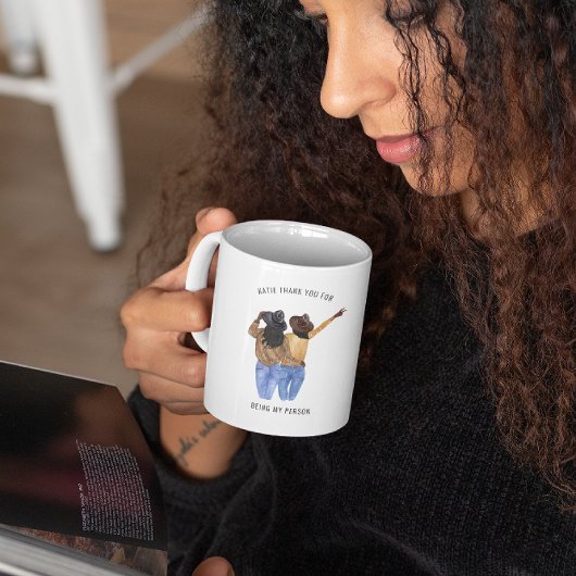 Bedankt dat je mijn persoon bent | Beste vriend Koffiemok