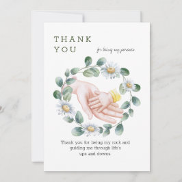 Bedankt dat je mijn rots bent