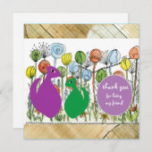 Bedankt dat je mijn vriend bent (Voorkant / Achterkant)