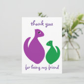 Bedankt dat je mijn vriend bent (Staand voorkant)