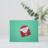 Bedankt dat je mijn vriend bent! briefkaart (Staand voorkant)