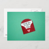 Bedankt dat je mijn vriend bent! briefkaart (Voorkant / Achterkant)