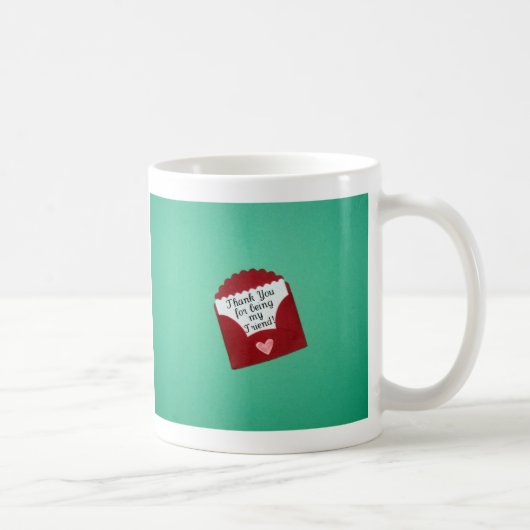 Bedankt dat je mijn vriend bent! koffiemok (Rechts)