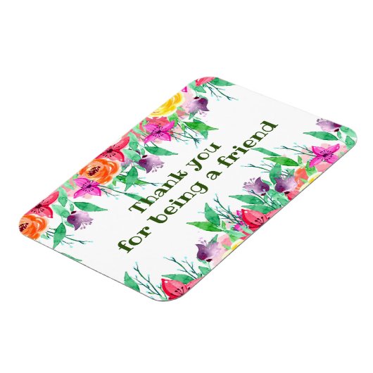 Bedankt dat je mijn vriend floreel design bent magneet (Linkerzijde)