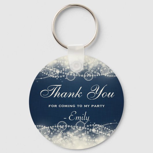 Bedankt dat je naar mijn partij bent gekomen sleutelhanger (Voorkant)