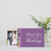 Bedankt dat je naar onze bruiloft bent gekomen (Staand voorkant)