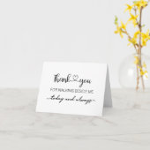 Bedankt dat je naast me liep. kaart (Gele Bloem)