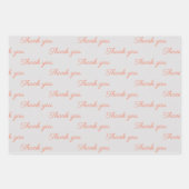 Bedankt dat je papier hebt verpakt inpakpapier vel (Voorkant 3)