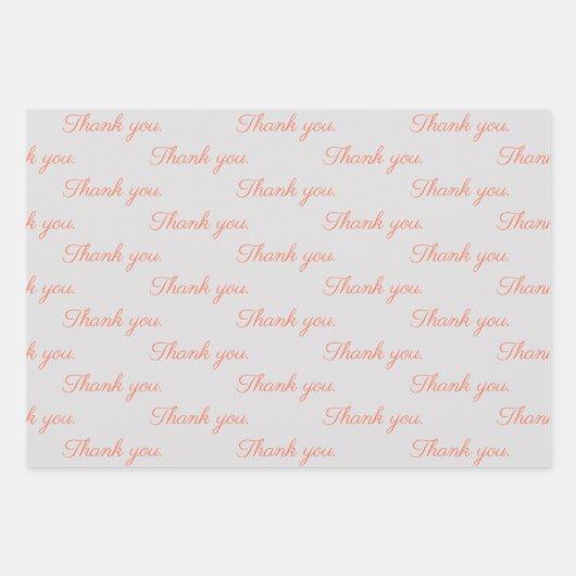 Bedankt dat je papier hebt verpakt inpakpapier vel (Voorkant)