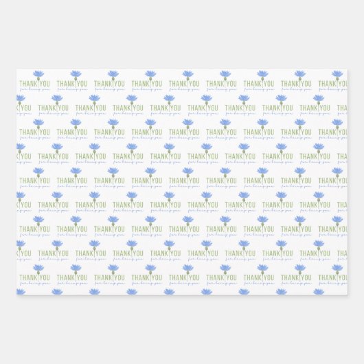 Bedankt dat je papieren bladen hebt samengevoegd inpakpapier vel (Voorkant)