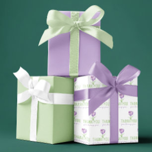 Bedankt dat je papieren bladen hebt samengevoegd inpakpapier vel