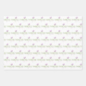 Bedankt dat je papieren bladen hebt samengevoegd inpakpapier vel (Voorkant)