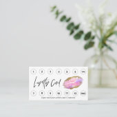 *~* Bedankt dat je QR LOGO schoonheidslippen Loyal Klantenkaartje (Staand voorkant)