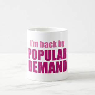 Bedankt dat je terug bent gekomen! koffiemok