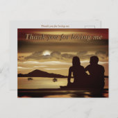 Bedankt dat je van me briefkaart houdt (Voorkant / Achterkant)