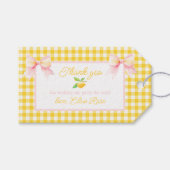 Bedankt dat je van mijn feestje de leukste cadeau  cadeaulabel (Voorkant (Horizontaal))