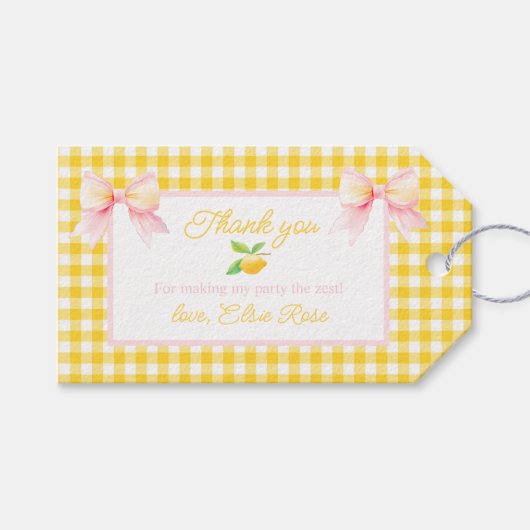 Bedankt dat je van mijn feestje de leukste cadeau cadeaulabel (Voorkant (Horizontaal))