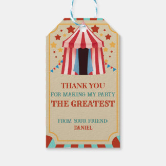 Bedankt dat je van mijn verjaardag de grootste heb cadeaulabel