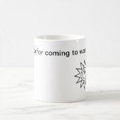 Bedankt dat je vandaag aan het werk bent, mok (Center)