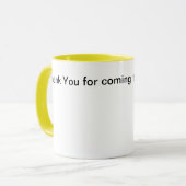 Bedankt dat je vandaag aan het werk bent, mok (Voorkant links)