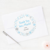 Bedankt dat je veel plezier hebt gemaakt in Sticke Ronde Sticker (Envelop)