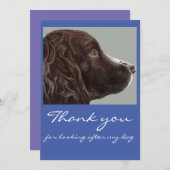 Bedankt dat je voor mijn hondenkaart hebt gezorgd (Voorkant / Achterkant)