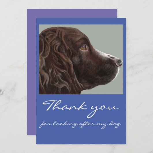 Bedankt dat je voor mijn hondenkaart hebt gezorgd (Voorkant / Achterkant)